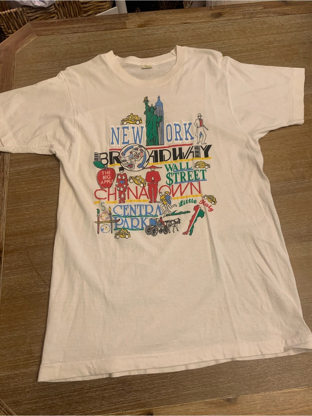 90’s New York Broadway Wall Street Central Park Streetwear